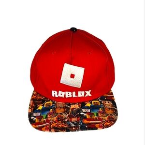 Hat Official Roblox Youth Red Snap Back  Adjustable Hat